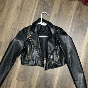 Faux Leather Jacket